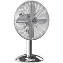 HOMCOM 12\" Metal Desk Fan with 3 Speed Settings, Wide-Angled Oscillation