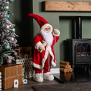 80cm Red Standing Mega Papa Noel Santa Claus Indoor Decoration