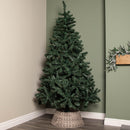 40/58cm Samuel Alexander Medium KD Plastic Wicker Rattan Woven Christmas Tree Skirt in Grey