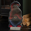 40cm Infinity Light up Christmas Gonk Decoration with Red & White LEDs on Metal Base