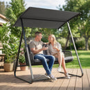 Outsunny 2-Seater Rattan Swing Chair, Outdoor Garden Hanging Swing Seat
