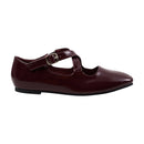 Casual Closed Toe Loafers Cross-Strap Mary Jane Shoes With Low Heel