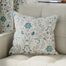 Enhanced Living Pair of Blue Floral Cushion Covers - 45x45cm - Cases Only