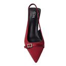 Slingback Pointed Closed Toe Heels Pumps Sandals