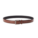 Modishion Pin Buckle Leather Belt Accessory - Brown