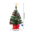 Lifeideas Tabletop Christmas Tree Decoration with LED String Light