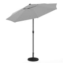 Livingandhome Outdoor Solar 24 LED Lights Patio With Crank For Patio Market With Base
