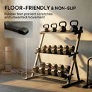 SPORTNOW Dumbbell Rack 3-Tier Weight Organiser for Home Gym 200 KG Capacity