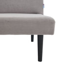 Livingandhome Modern Grey Convertible Sofa Bed