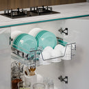 Lifeideas Metal Sliding Kitchen Cabinet Pull Out Wire Basket Organizer