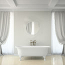 Cottonfy UK Round Bathroom Framed Mirror Wall Hanging