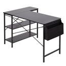 Livingandhome L-Shaped Office Desk with Storage