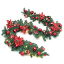 Lifeideas 2.7m LED Light String Berry Ball Flower Garland Christmas Decor