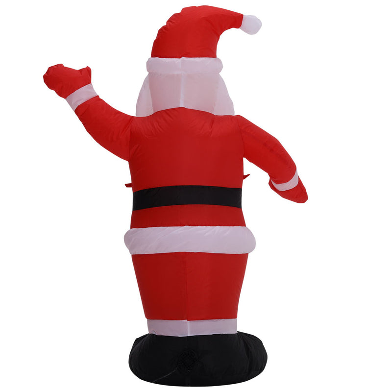 Lifeideas Inflatable Santa Claus Christmas Yard Decoration with LED