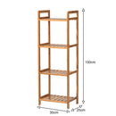 Cottonfy UK Bamboo Wood Bookshelf