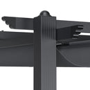 Garden Sanctuary Aluminum Patio Pergola with Canopy