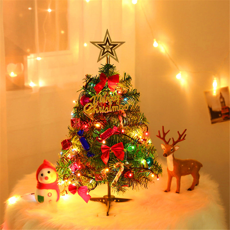 Lifeideas Mini Tabletop Christmas Tree with LED Lights