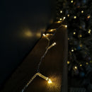20m Battery Operated Indoor Outdoor Christmas String Lights with 200 LEDs in Warm White