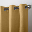 Velvet Chenille Unlined Ring Top Curtains
