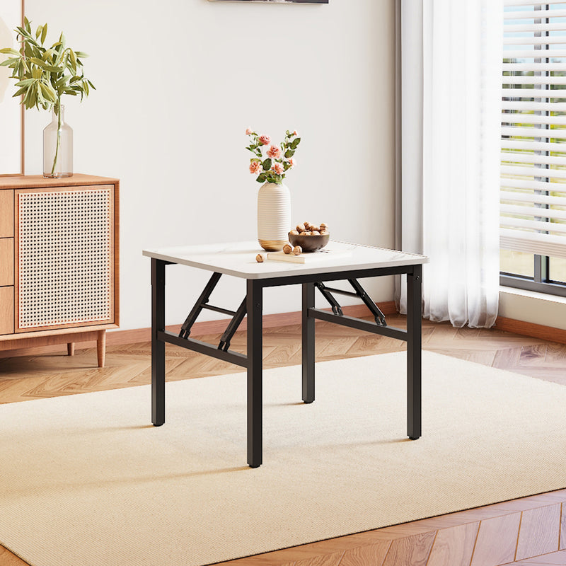 Livingandhome Marble Effect Folding Coffee Table