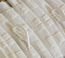 Kingleaf Embroidered Tulle Voile Pencil Pleat Taped Top Curtains