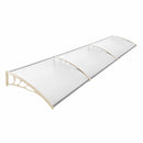 Garden Sanctuary Window Door Awning Canopy with Brackets