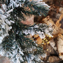 9ft (2.7m) Christmas Snow Flocked Woodcote Fir Garland
