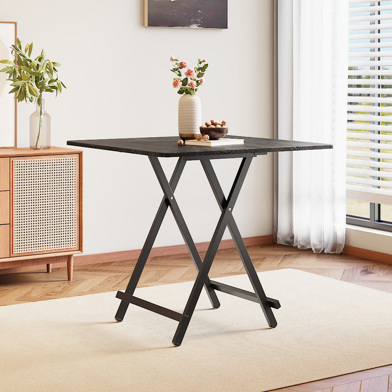 Livingandhome Folding Wooden Dining Table