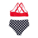 Women Two Piece V-Neckline Bikini Swimsuit