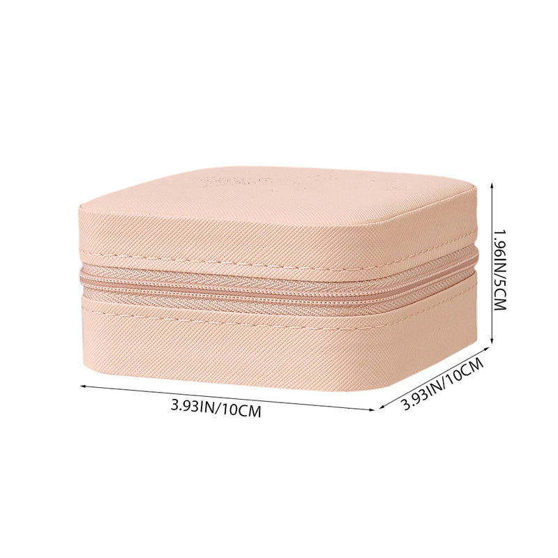 Sheonly Portable PU Leather Travel Jewellery Box