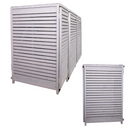 2.03m x 1.14m Large Grey Wooden Outdoor Garden Triple Wheelie Bin Store Storage for 3 Bins