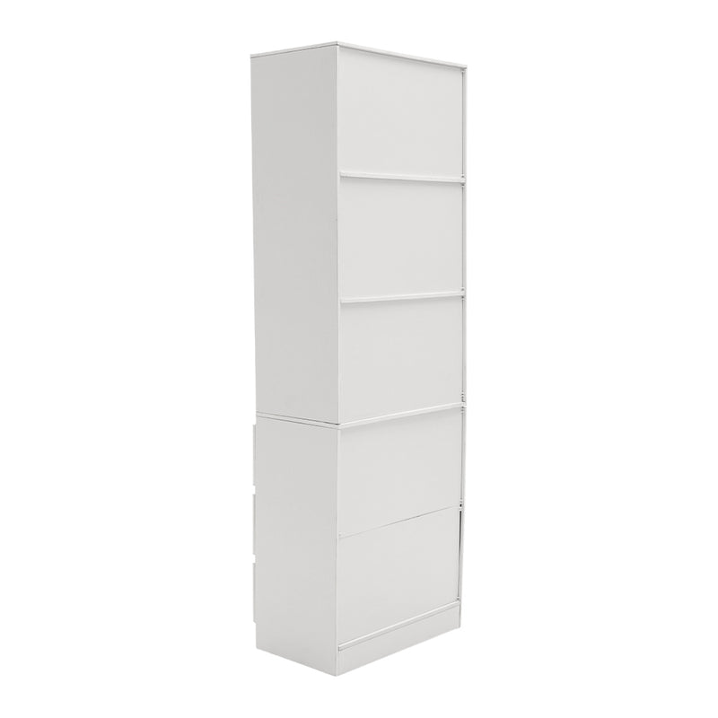 Livingandhome Minimalist Bookcase with Storage