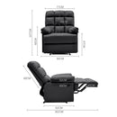 Livingandhome Faux Leather Upholstered Recliner Armchair