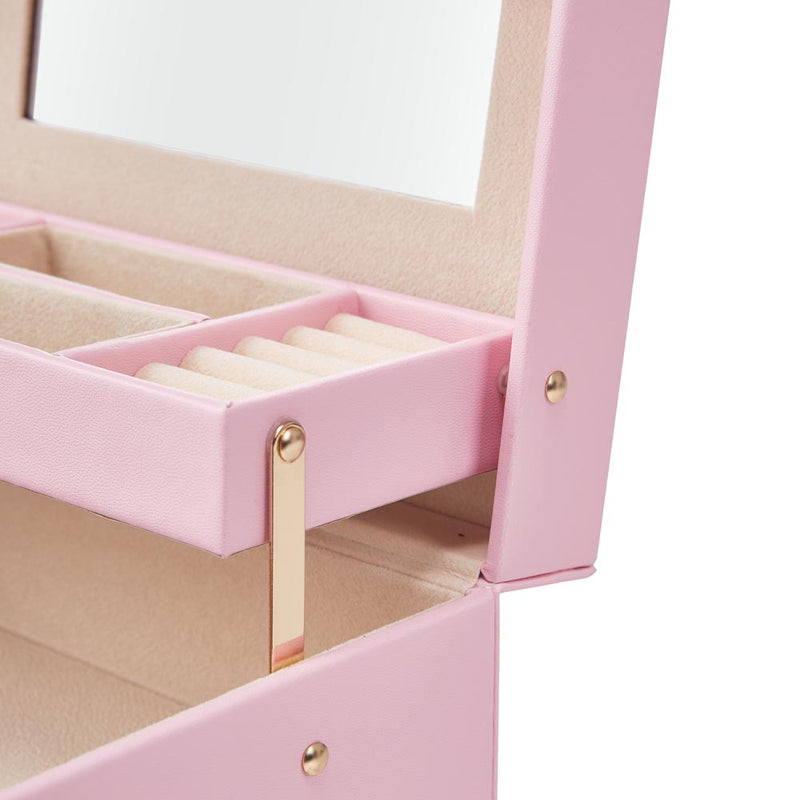 Sheonly Lockable Jewellery Storage Box with Drawer