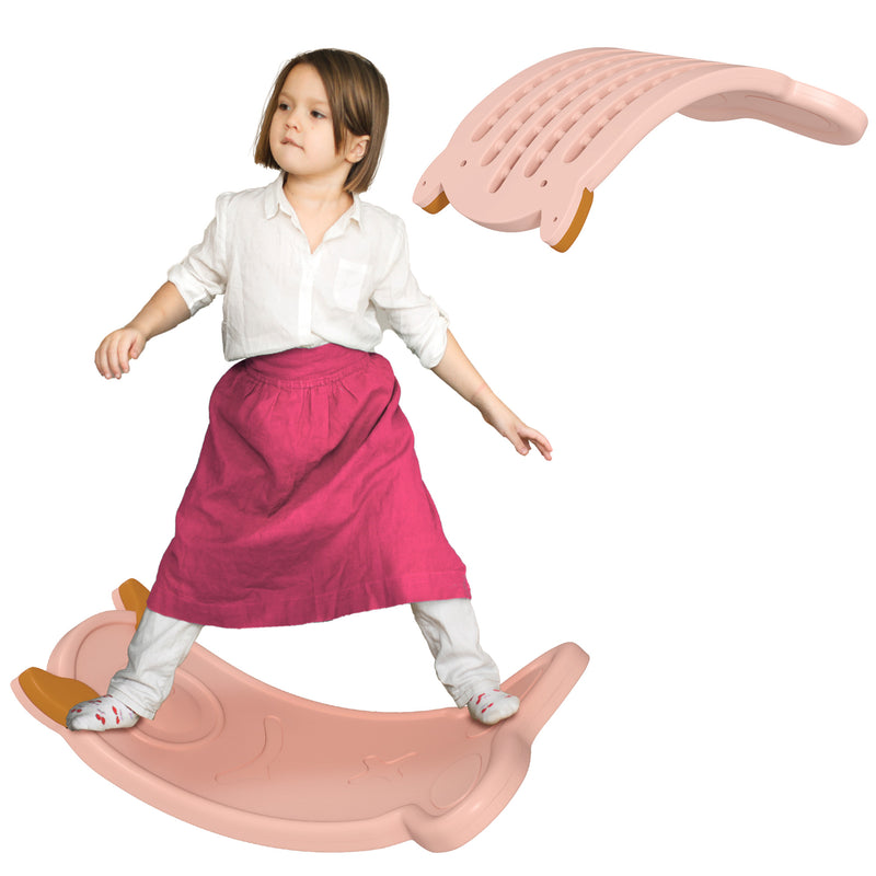 AIYAPLAY Balance Board For Kids Balance Training & Sensory Play - Yellow/Pink/Blue