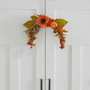 Artificial Sunflower Pumpkin Swag