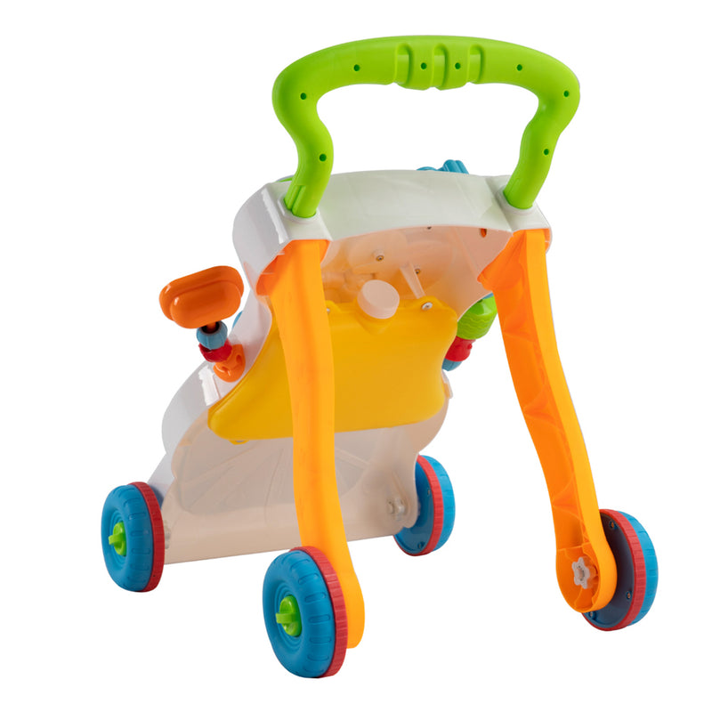 Kidkid 2 in 1 Sit to Stand Baby Walker with Music and Light