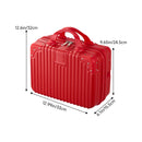 Livingandhome Portable Hard Shell Handheld Makeup Travel Case