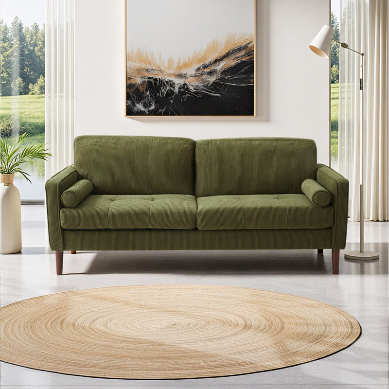 Livingandhome Upholstered Two-seater Sofa