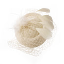 Beige Vintage Fashion Fascinator