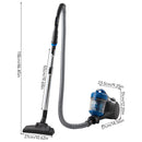 Eureka 700W Powerful Bagless Vacuum Cleaner With Dust Container & Auto Cord Rewind