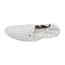 Pair Of Fashion Studded Slip-on Loafers