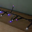 25m 1000 LED TreeBrights Christmas String Lights with Timer in Blue, Purple & White