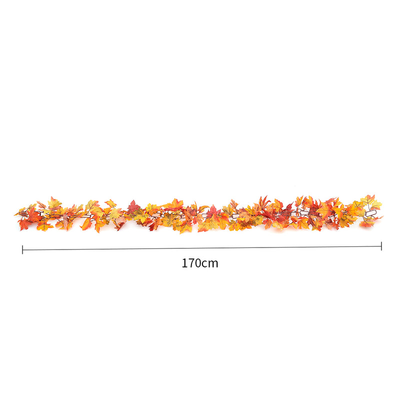 Autumn Artificial Maple Vine With Lights