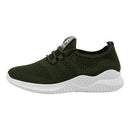 Breathable Lightweight Trainers - Dark Green