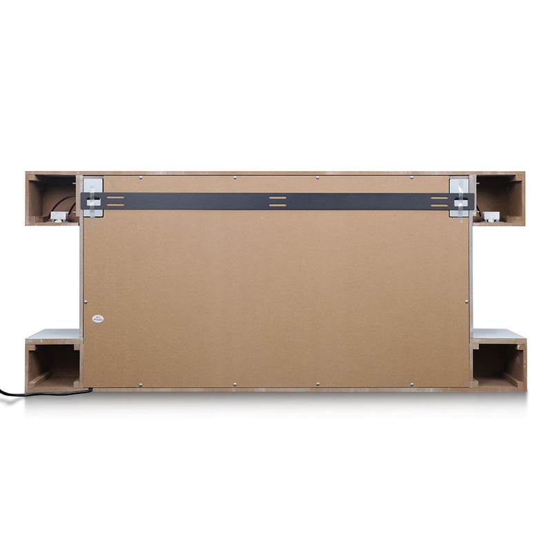 Contemporary Wall Mounted/Freestanding Fireplace Mantel for Living Room