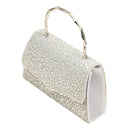 Modishion Shiny Handbag Clutch Bag with Crossbody Shoulder Chain