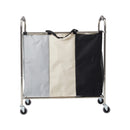 Lifeideas Laundry Storage Basket with Wheels and Handles