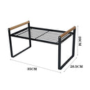 Lifeideas Free Standing Kitchen Spice Herb Rack Holder Cupboard Organiser