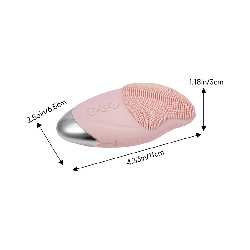 Livingandhome Electric Silicone Facial Cleansing Brush